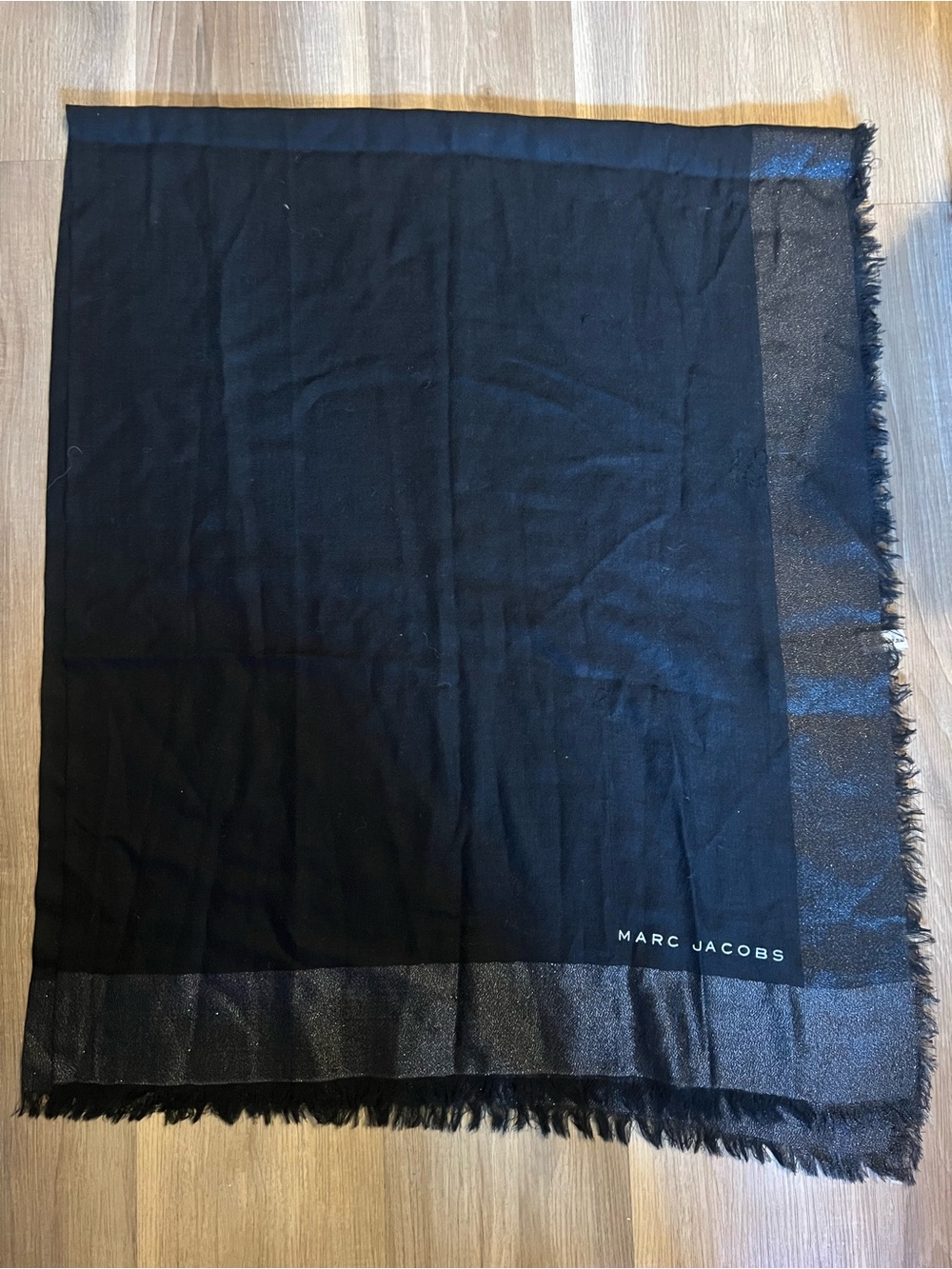 Marc Jacobs from Nordstrom black and silver shawl/scarf